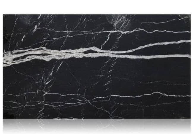 Ciot Tile Nero Marquina Extra Honed 3/4'', Ciot Tiles