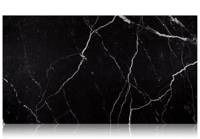 Ciot Tile Nero Marquina Regular Polished 3/4'', Ciot Tiles