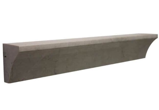 Ciot Tile Polar Grey Cornice Molding Polished 2''x12'' — Ciot Tiles