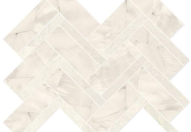 Ciot Tile 14 3/4X13 Alabastro Avorio Freccia, Ciot Tiles