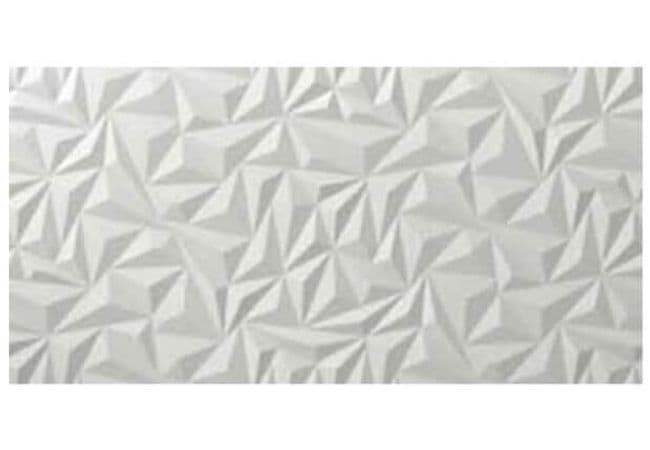 Ciot Tile 16''x32'' 3D Wall Design Angle White Matt — Ciot Tiles