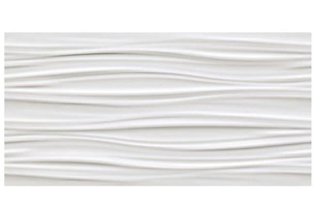 Ciot Tile 16''x32'' 3D Wall Design Ribbon White Matt, Ciot Tiles