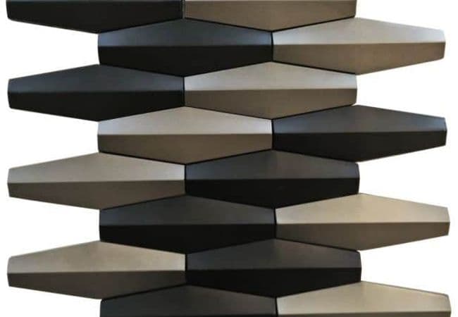 Ciot Tile 2X6 Tuxedo Black And Grey, Ciot Tiles