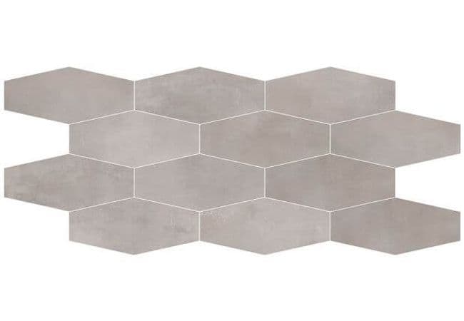 Ciot Tile 3.5''x7.75'' Interno 9 Losanga Mos. Silver Rt — Ciot Tiles