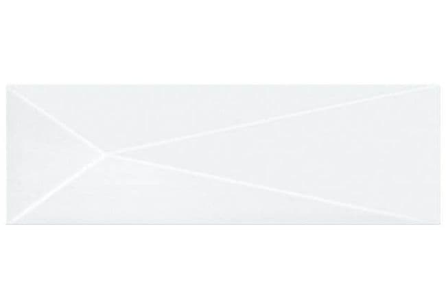 Ciot Tile 4''x12'' Sistem C Arch. Wall Prisma Bianco Luc., Ciot Tiles
