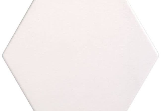 Ciot Tile 6'' Esagona Bianco Matte, Ciot Tiles