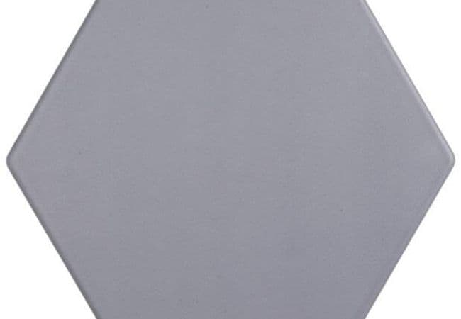 Ciot Tile 6'' Esagona Grigio Medio Matte, Ciot Tiles