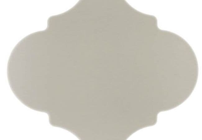 Ciot Tile 6''x6'' Urban Atelier Arabesque Cinza Claro Luc. — Ciot Tiles