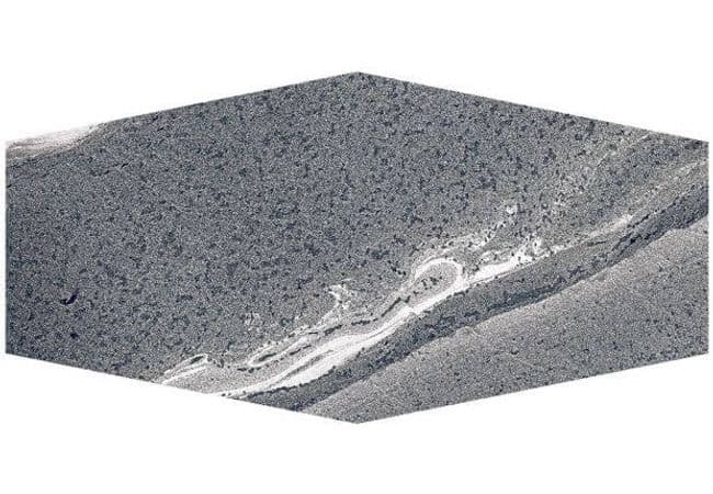 Ciot Tile 9.5''x19.25'' Hexagon Stone Cut Antracite Nat. — Ciot Tiles