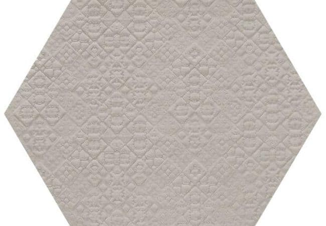 Ciot Tile Art Hex. Rampa Klimt Aluminium 10 4.5'' — Ciot Tiles