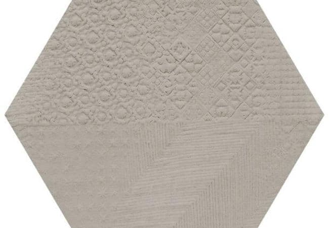 Ciot Tile Art Hex. Rampa Picasso Aluminium 10 4.5'', Ciot Tiles