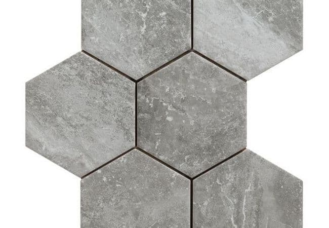 Ciot Tile Bistrot Esagona Crux Grey Soft 7.2''x8.3'', Ciot Tiles