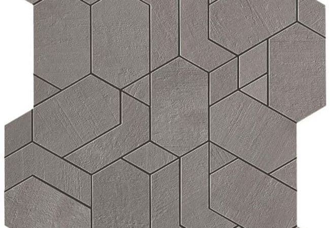Ciot Tile Boost Mosaico Shapes Smoke 12''x13'', Ciot Tiles