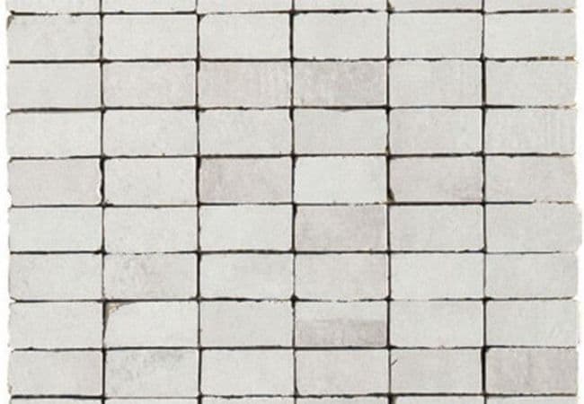 Ciot Tile Entropia Mos. Muretto Bianco 1''x2'' — Ciot Tiles