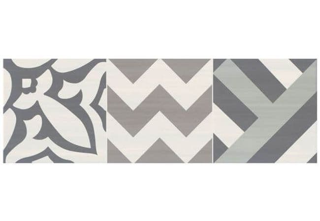 Ciot Tile Flou Decoro Patchwork 8''x24'' — Ciot Tiles