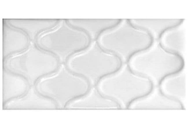 Ciot Tile Genesi 13 Motivi 3 Bianco Luc. 2.6''x5.2'', Ciot Tiles