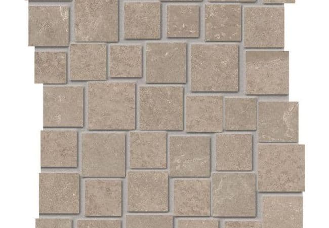 Ciot Tile Groove Mosaico Penta Nude Beige Nat. — Ciot Tiles