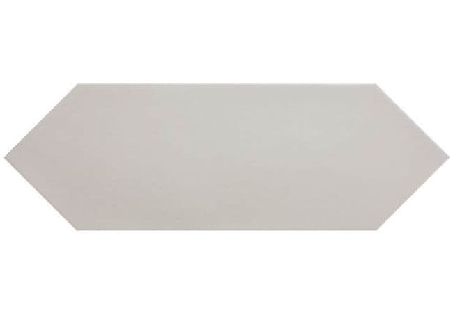 Ciot Tile Kite Losanga Light Grey Matt 4''x12'' — Ciot Tiles