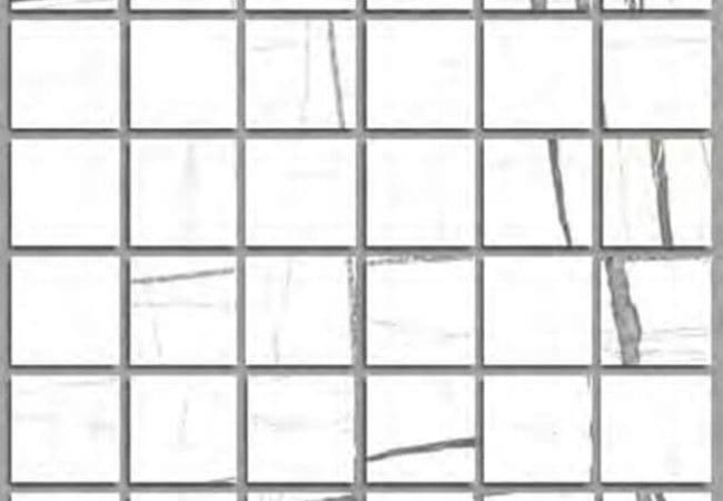 Ciot Tile London Light Mos. Arctic White Lap. 2''x2'', Ciot Tiles