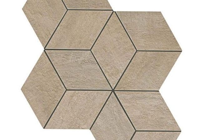 Ciot Tile Mark Mosaico Esagono Clay Nat. Rt 12''x13'', Ciot Tiles