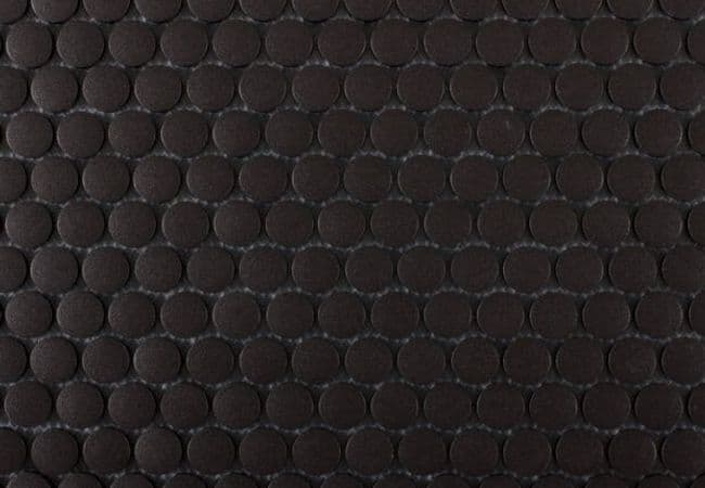 Ciot Tile Penny Round Black Porcelain 3/4'', Ciot Tiles
