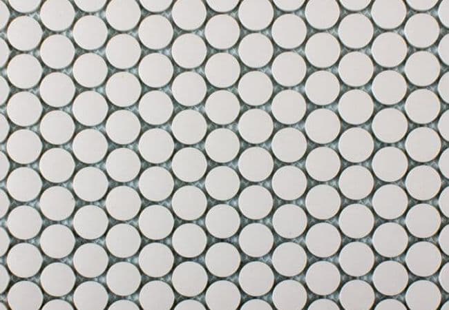 Ciot Tile Penny Round White Porcelain 3/4'' — Ciot Tiles