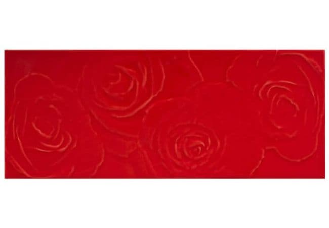 Ciot Tile Playtile Decor Rosa Vermelho Glossy 8''x20'' — Ciot Tiles