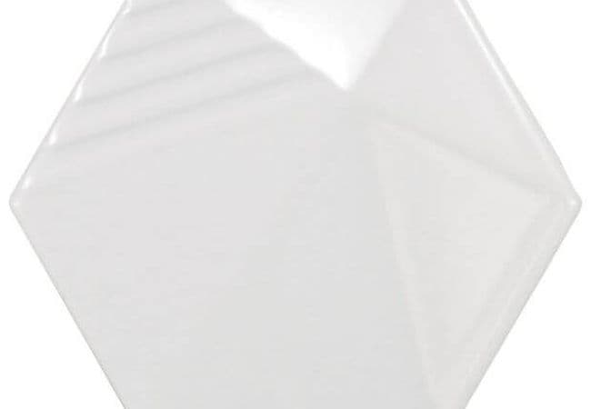 Ciot Tile Scale Umbrella White Brillo Random Patterns 4''x5'', Ciot Tiles