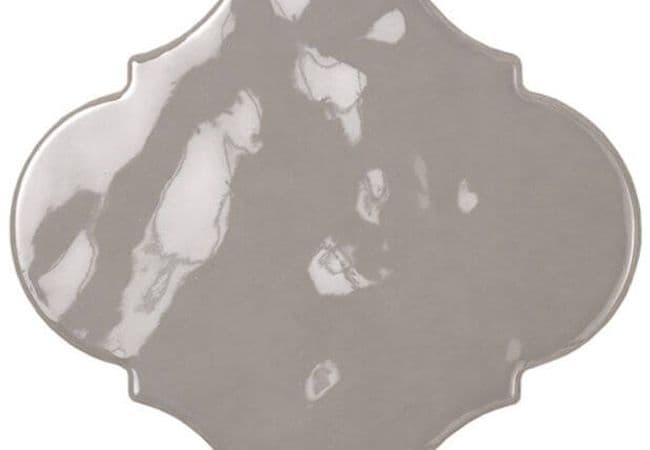 Ciot Tile Silk Wall Arabesque Polvere Glossy 5.75''x5.75'', Ciot Tiles
