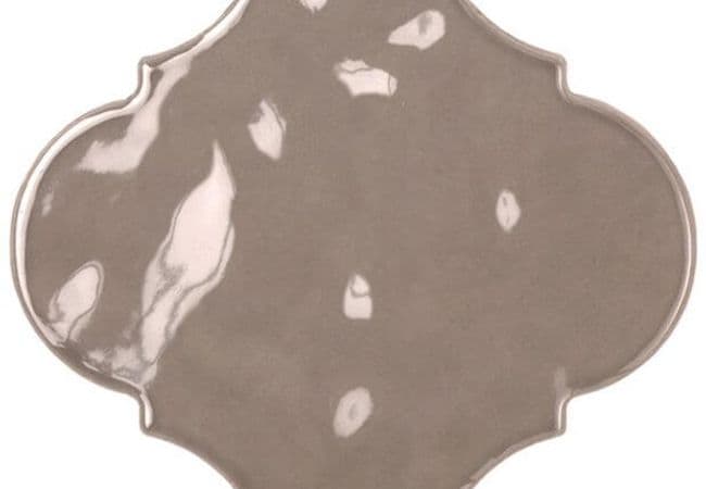 Ciot Tile Silk Wall Arabesque Sand Glossy 5.75''x5.75'', Ciot Tiles