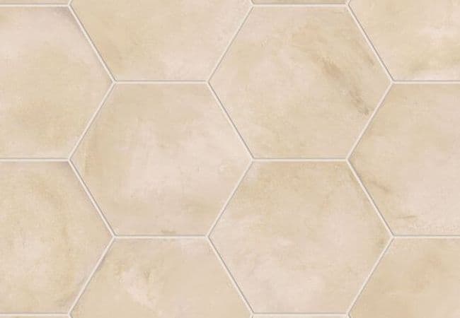 Ciot Tile Terra Esagono Avorio 8.5''x10'', Ciot Tiles