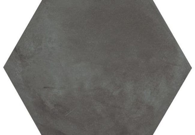 Ciot Tile Terra Esagono Nero 8.5''x10'' — Ciot Tiles
