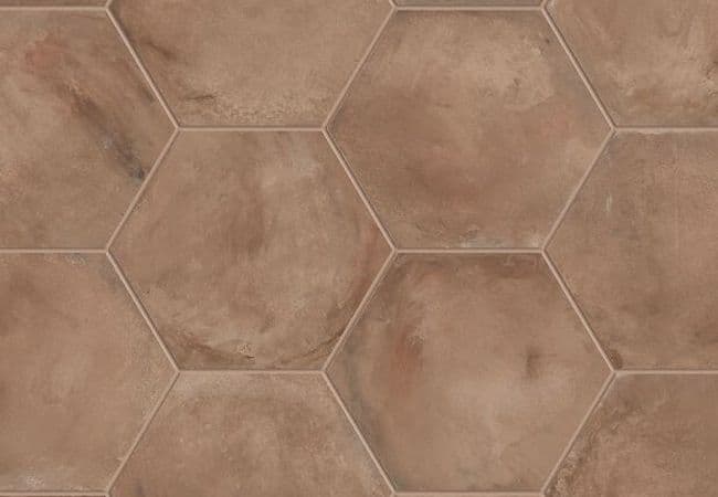 Ciot Tile Terra Esagono Rosso 8.5''x10'', Ciot Tiles