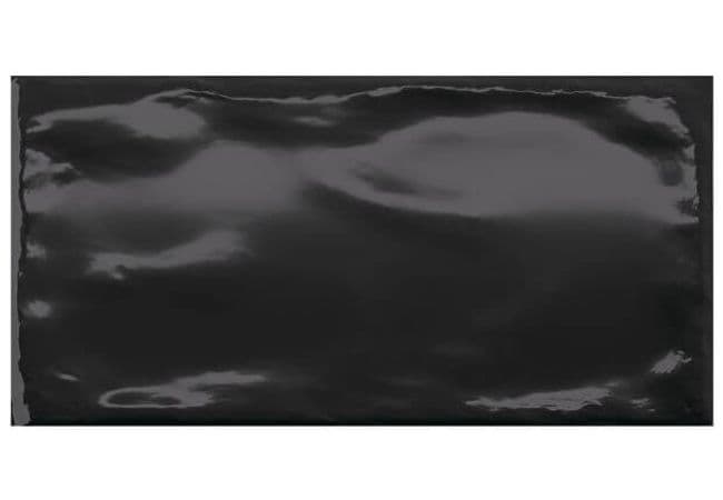 Ciot Tile Vogue Materia Trasparenze Nero 4''X8'', Ciot Tiles