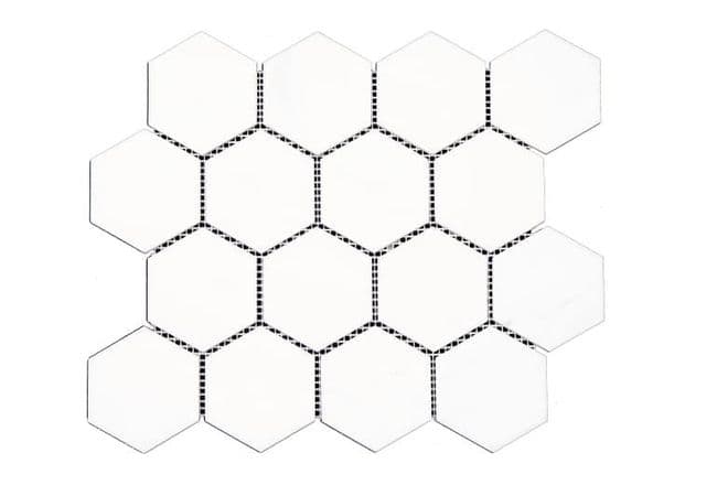DZN 42stm036 Ariston Polished Hexagon Marble Mosaics, DZN Mosaics
