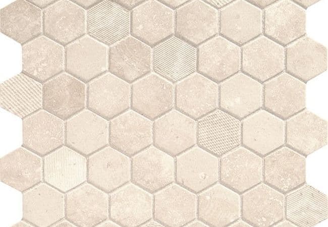 Daltile Vintage Hex Antique Beige, Daltile