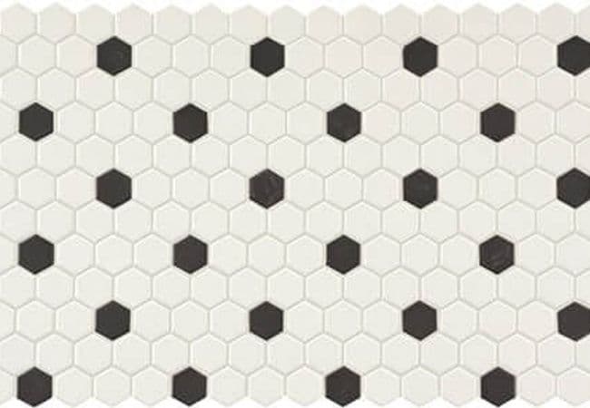 Daltile Keystones Arctic Wht/Blck, Daltile