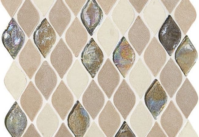 Daltile Decorative Accents Blanc Et Beige, Daltile