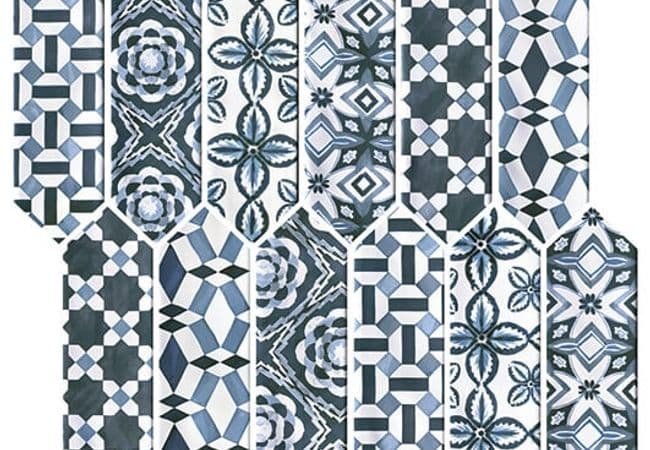 Daltile Stagecraft Cameo Blue Mix, Daltile