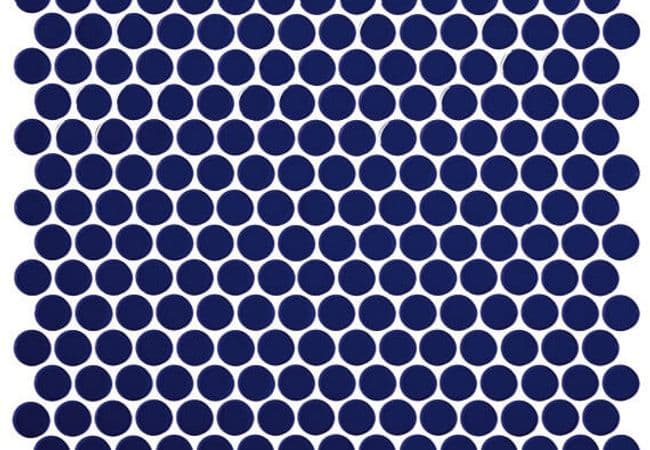 Daltile Retro Rounds Cobalt Circle, Daltile