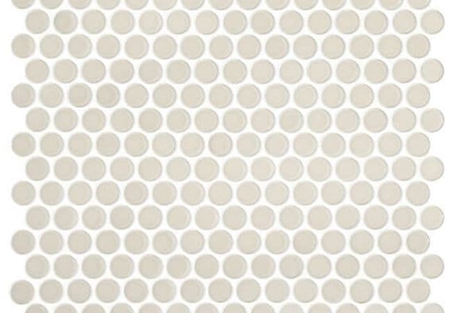 Daltile Retro Rounds Cream Soda, Daltile