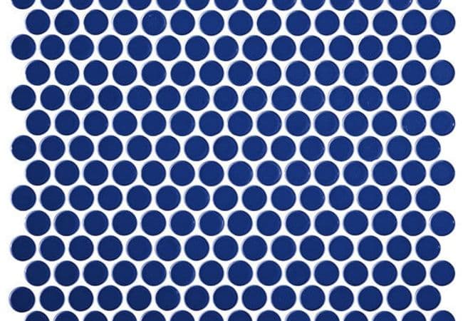 Daltile Retro Rounds Denim Blue, Daltile