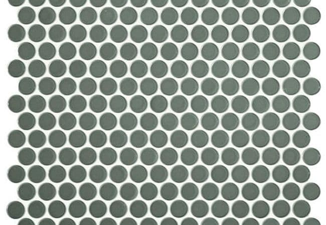 Daltile Retro Rounds Engine Gray, Daltile