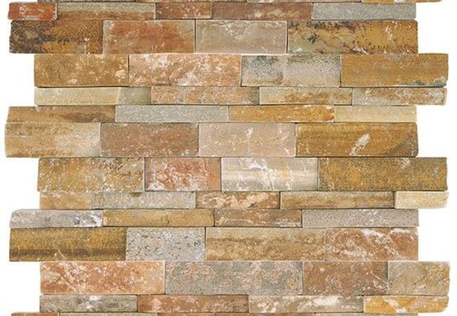 Daltile Stacked Stone Shanghai Rust, Daltile