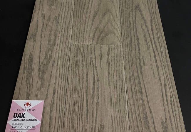 Falcon Maple Oak Smoke Grey 6-1/2" x 3/4" Engineered Hardwood, Falcon Floors
