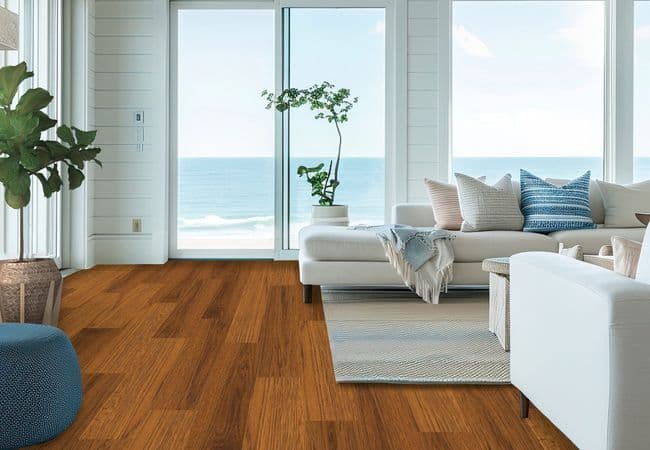 Fuzion Flooring Coastline Hickory flooring collection sample