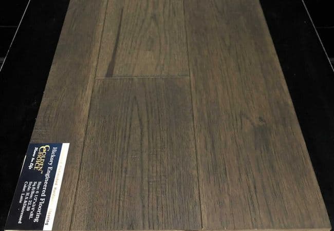 Golden Choice Hickory Latte 6-1/2" x 3/4" Engineered Hardwood, Golden Choice
