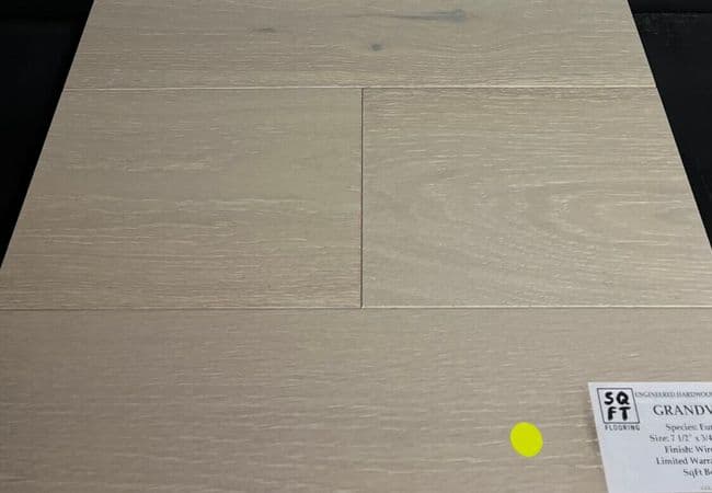 Golden Choice White Oak Grandview 7-1/2" x 3/4" Engineered Hardwood, Golden Choice