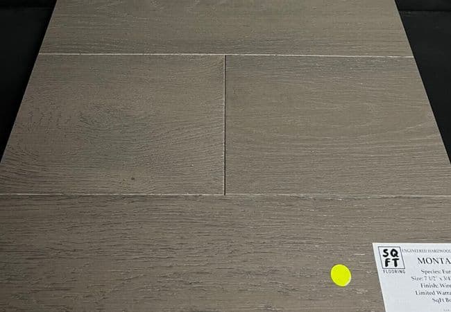 Golden Choice White Oak Montana 7-1/2" x 3/4" Engineered Hardwood, Golden Choice