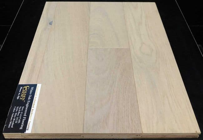 Golden Choice White Oak Sahara 5" x 3/4" Engineered Hardwood, Golden Choice